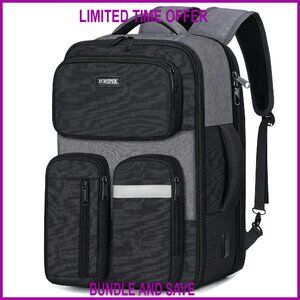 TSA Approved Laptop Backpack Briefcase 18x14x8 Personal Item Bag